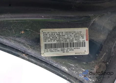 1993 Toyota Camry Dx из США, поврежденный, VIN JT2SK11E9P0132860